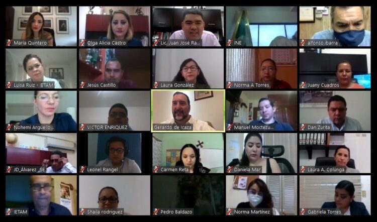 Presentan en IETAM guía para organizar elecciones en pandemia