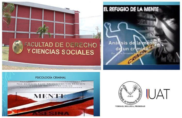 Estudian temas de psicología criminal en Facultad de Derecho UAT Tampico