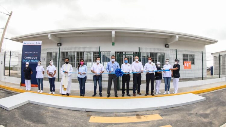 Inauguran Rivas y rotarios comedor en Col. Blanca Navidad