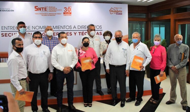 Obtiene SNTE 33 nombramientos de Directores de Escuelas Secundarias