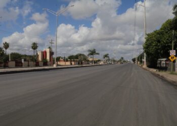 Continúa modernización de Av. Lauro Villar en Matamoros