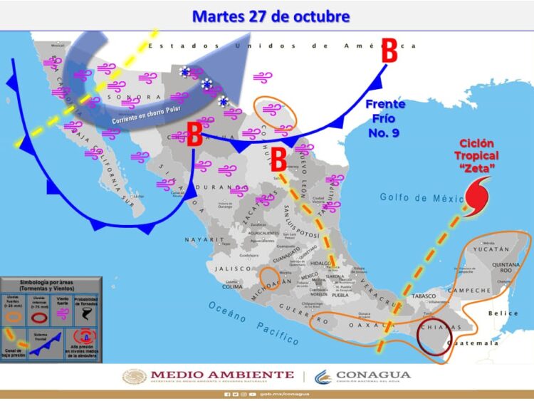 Pronostican temperatura de 10 grados para Nuevo Laredo