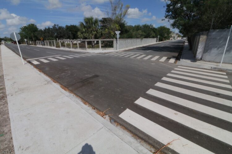 Concluye pavimentación de calle en Ej. Los Arados de Matamoros