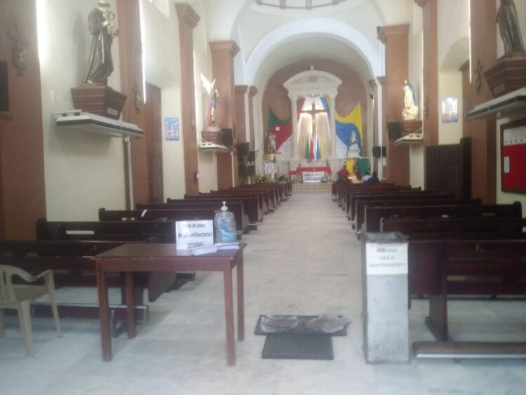 En soledad iglesias durante festejo de San Judas Tadeo en Altamira