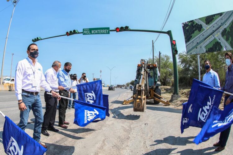Arrancan Cabeza de Vaca y Rivas paso superior en libramiento