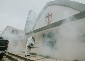 Realiza Gobierno de Matamoros desinfección en edificios de organizaciones religiosas