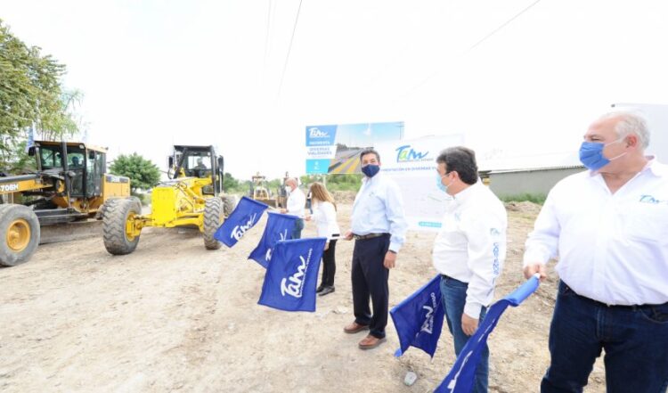 Inicia gobernador FGCV rehabilitación de vialidades en Río Bravo