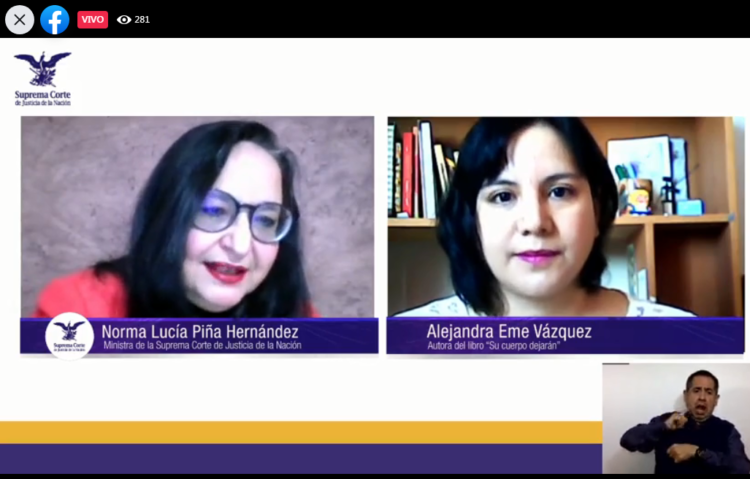 Realiza SCJN sesión virtual del Círculo de Lectura con Perspectiva de Género