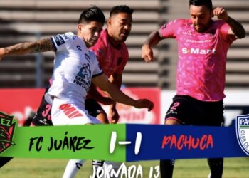 El Pachuca deja escapar el triunfo en su visita a Juárez