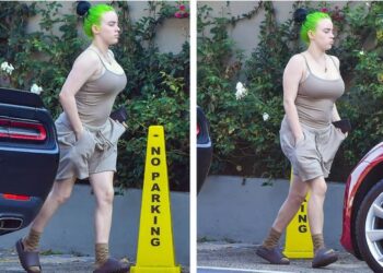 Captan a Billie Eilish con nuevo look