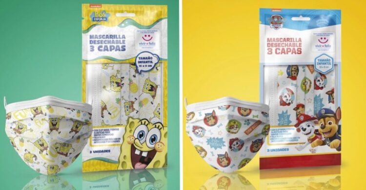 Descubre los nuevos cubrebocas lanzados por Nickelodeon