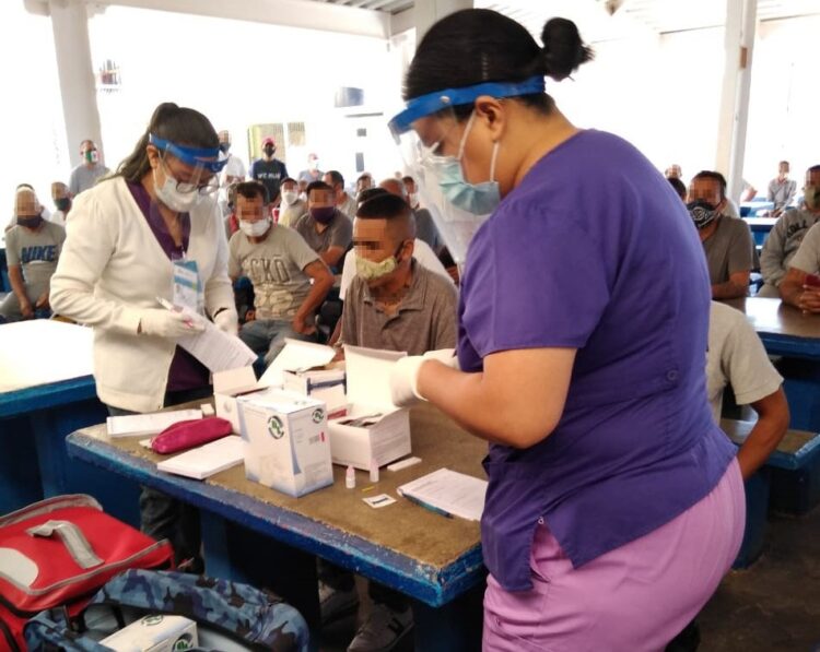 Realizan campaña de detección de Hepatitis C en penales tamaulipecos