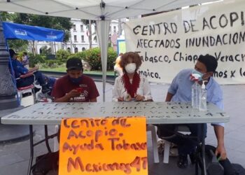 Recolectan víveres para damnificados por inundación en Chiapas, Tabasco y Veracruz