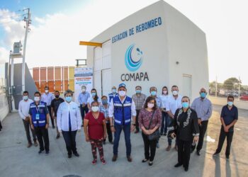 Constata Rivas avance de Estación de Rebombeo en Nuevo Laredo