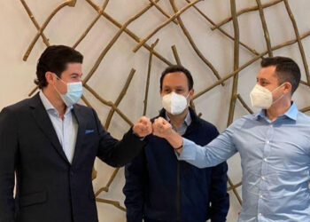 Colosio y Samuel, precandidatos de MC a gubernatura de Nuevo León