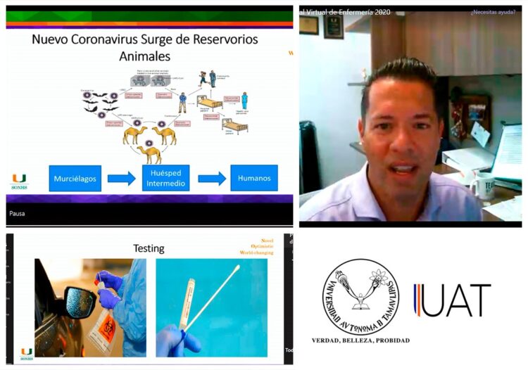 Imparten en la UAT conferencia “La enfermería en tiempos de Covid-19”