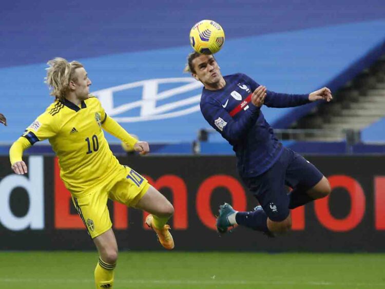 Francia se impone 4-2 a Suecia y sigue invicta en Liga de Naciones