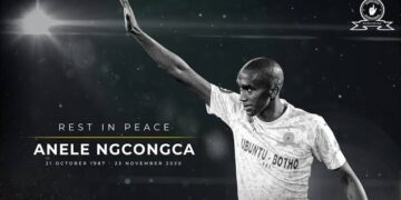 Muere Anele Ngcongca, seleccionado sudafricano, en accidente automovilístico