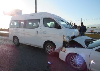 Chocan de frente… en la joroba