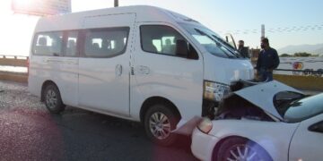 Chocan de frente… en la joroba