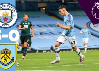El Manchester City regresa a la senda del triunfo con goleada sobre el Burnley