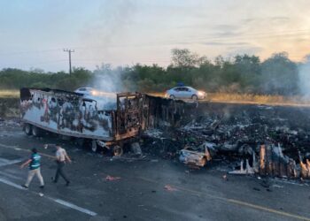 Dos muertos y 3 heridos en choque en ruta Victoria-Monterrey