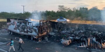 Dos muertos y 3 heridos en choque en ruta Victoria-Monterrey
