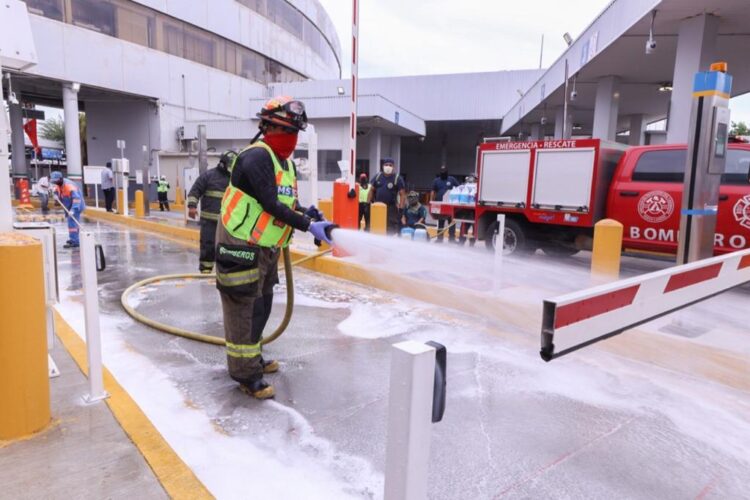 Desinfectará Ayuntamiento neolaredense CITEV y módulo del SAT