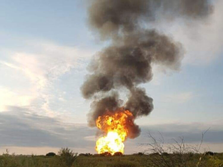 Se registra explosión de gasoducto de Pemex en Nuevo León