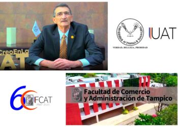 Felicita Rector de la UAT a Facultad de Comercio-Tampico por 60 aniversario