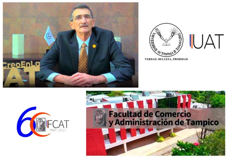 Felicita Rector de la UAT a Facultad de Comercio-Tampico por 60 aniversario