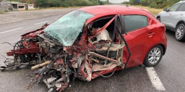 Muere empleado de la UAT en fatal choque