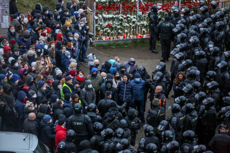 Más de 500 detenidos por protestas en Bielorrusia