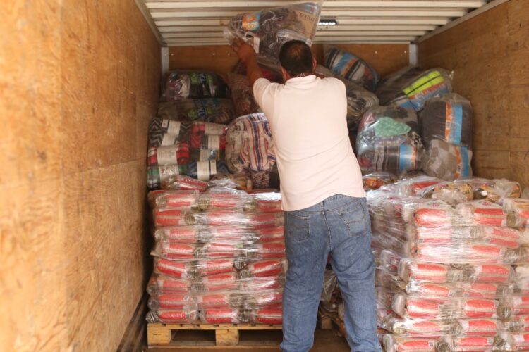 Envía Tamaulipas ayuda humanitaria a familias damnificadas por lluvias en Tabasco