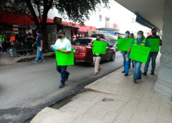 Vendedores ambulantes proponen trabajo comunitario por NO usar cubre bocas