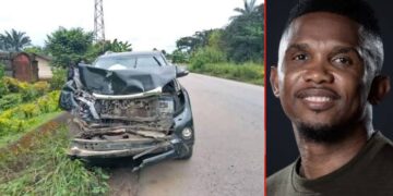 Eto’o sufre un aparatoso accidente de tráfico en Camerún