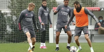 Casemiro supera el coronavirus y vuelve a entrenar con el Real Madrid