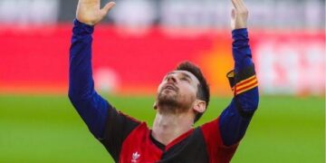 Lionel Messi le dedica un emotivo homenaje a Diego Armando Maradona