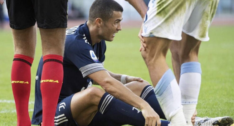Alarma Cristiano Ronaldo: sustituido con un problema en el tobillo derecho