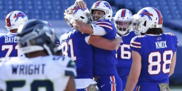 Allen repunta y Bills vencen a Seattle