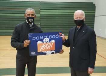 Barack Obama muestra apoyo a votar por Biden