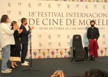 Presento Michel Franco su  nueva pelicula Nuevo Orden en Morelia