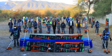 Equipan áreas de alumbrado y Conservación de espacios públicos