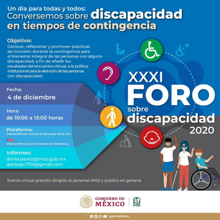 Realiza IMSS foro sobre discapacidad