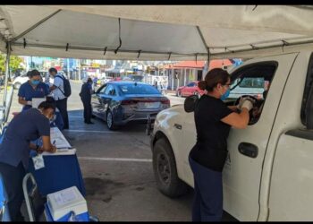 Incrementa Tamaulipas cobertura con vacunación a bordo de auto