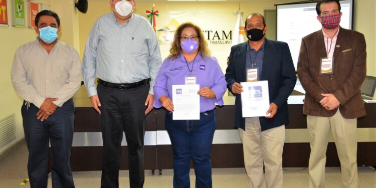 Entregan 9 partidos plataformas electorales al IETAM para comicios 2021