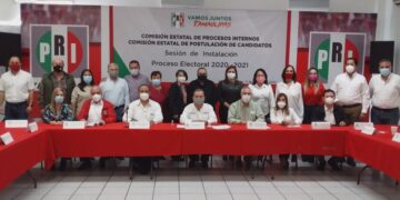 Instala PRI Comisión Estatal de Procesos Internos  y la de Postulación de Candidatos