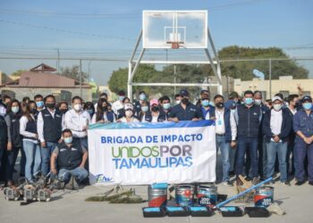Rehabilitan parque en Villas de San Miguel de N. Laredo