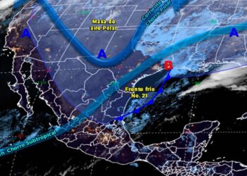 Por Frente Frío #21, México espera bajas temperaturas