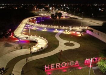 Inauguran primera etapa del Parque Central en Matamoros